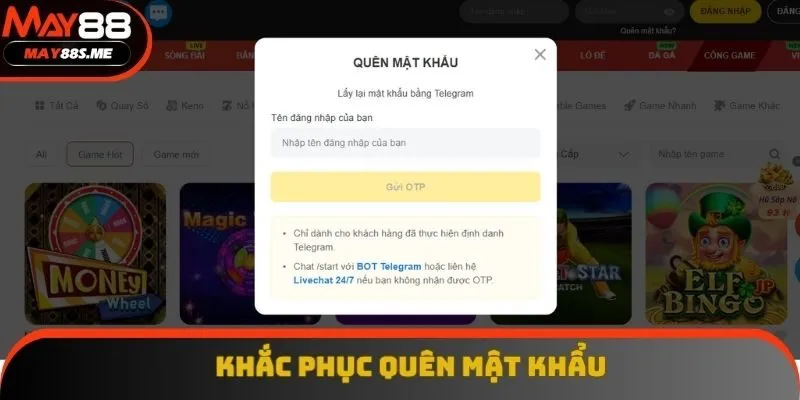 Quên mật khẩu nên làm gì để cá cược? Quên mật khẩu nên làm gì để cá cược?