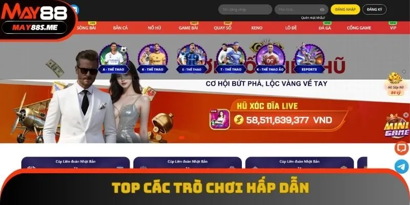 Top các trò chơi hấp dẫn Top các trò chơi hấp dẫn