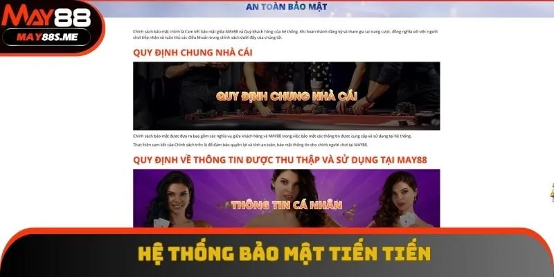 Nhà cái sử dụng công nghệ bảo mật tiên tiến nhất theo tiêu chuẩn quốc tế