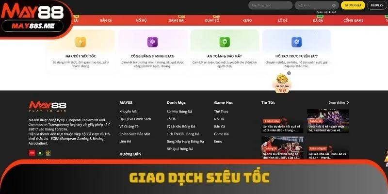 Hệ thống giao dịch tài chính cực nhanh trong 4 phút